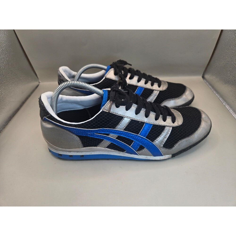 Onitsuka Tiger Ultimate 81 shoes Men's 9.5 Black Blue Athletic Casual Sneakers